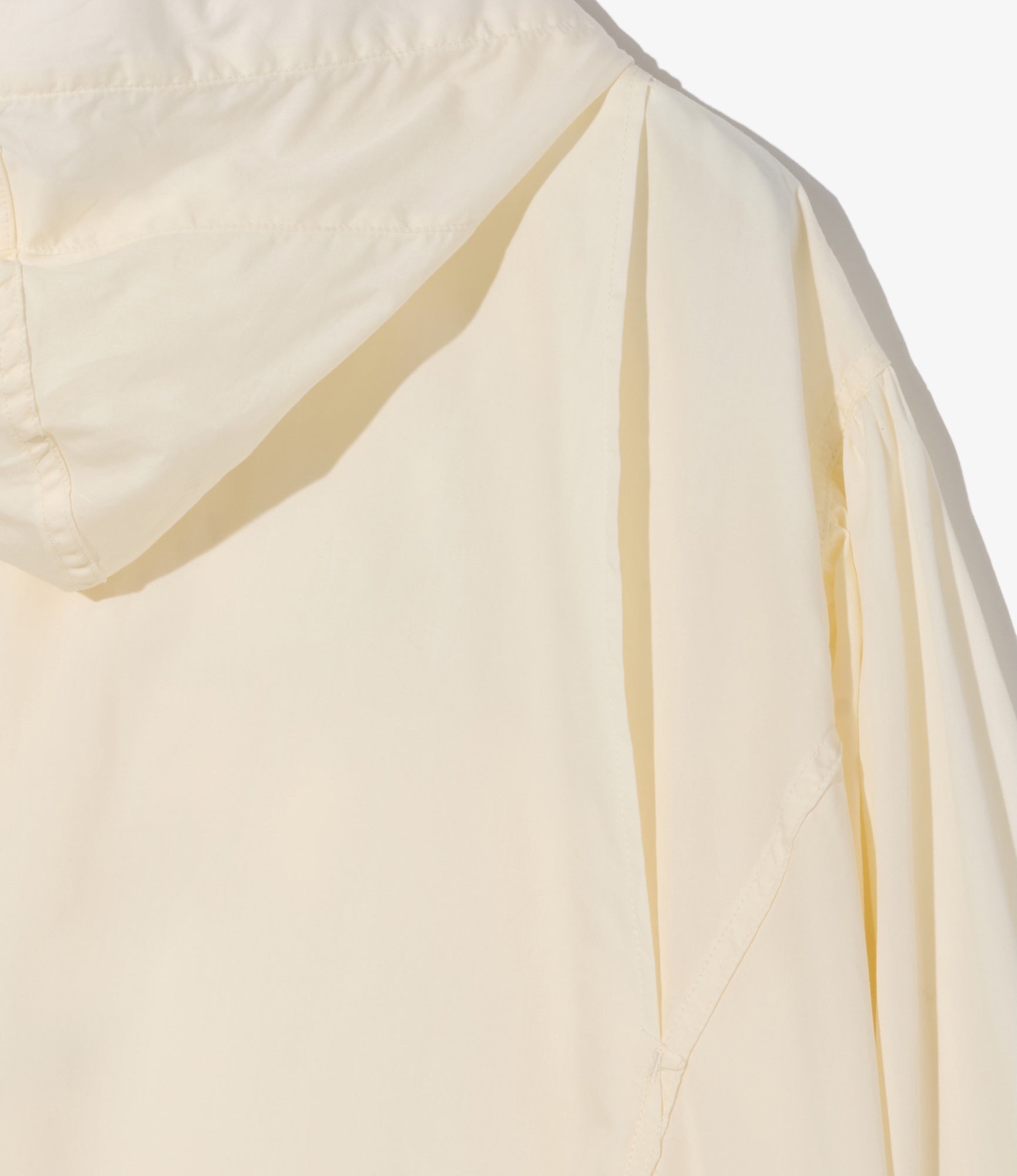 Hooded Field Dress – Ivory 50s Broadcloth