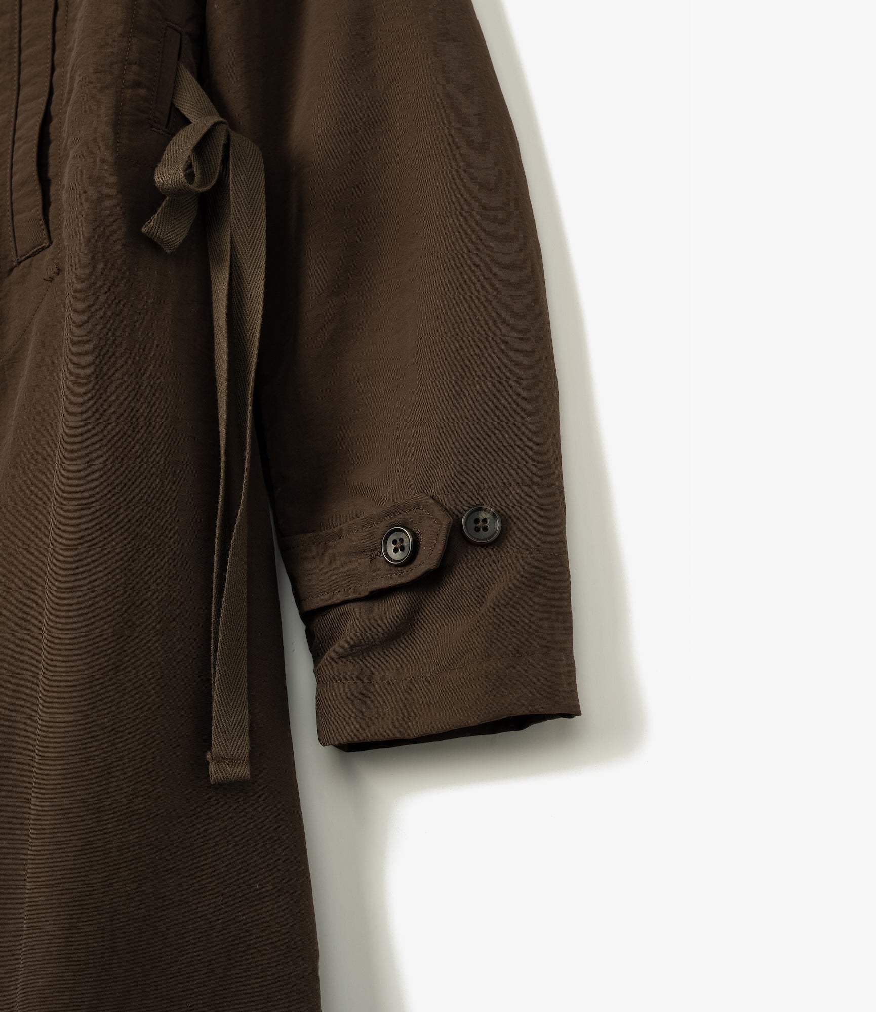 Pea Dress – Brown 4-Ply Taslan