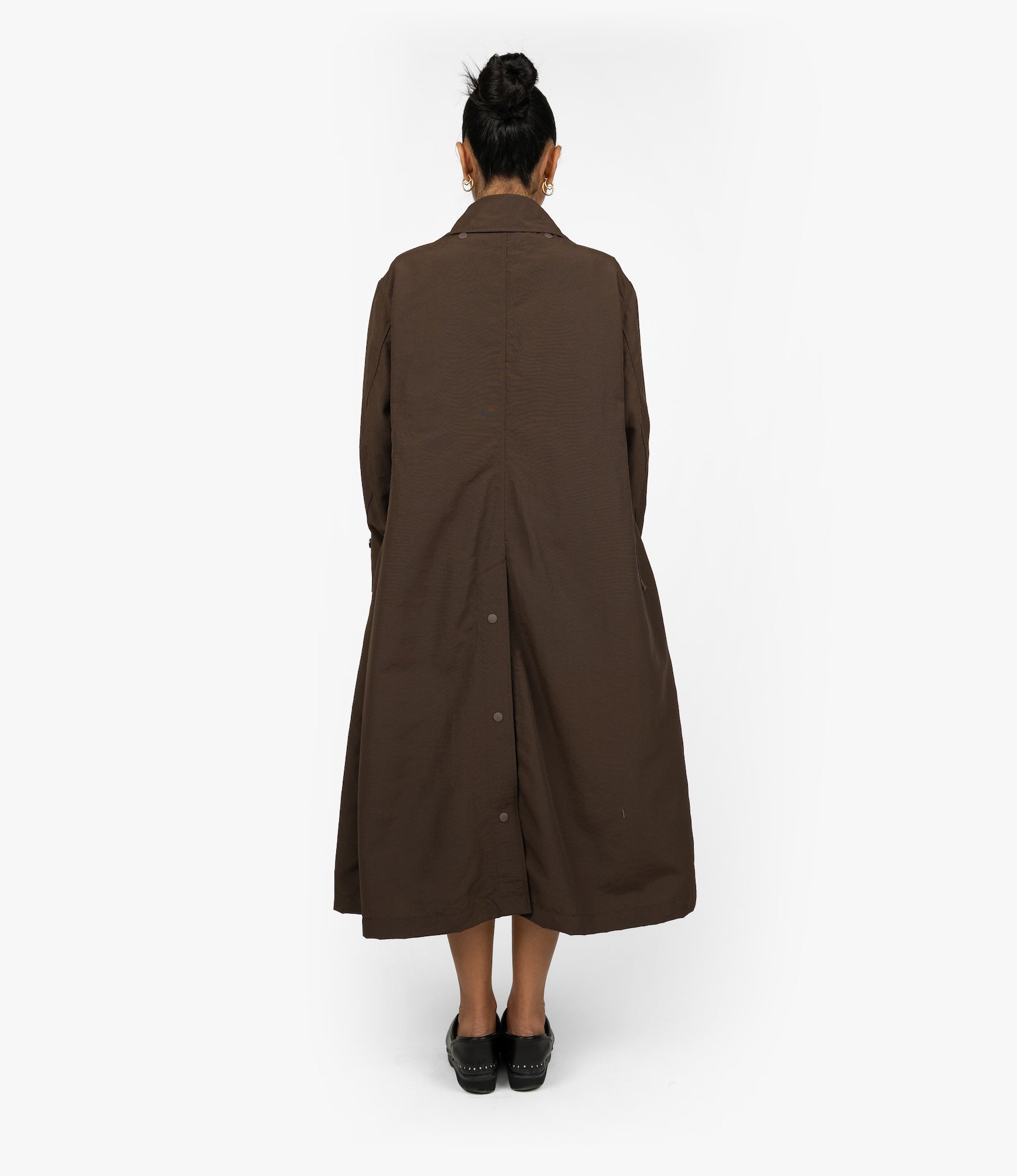 Pea Dress – Brown 4-Ply Taslan