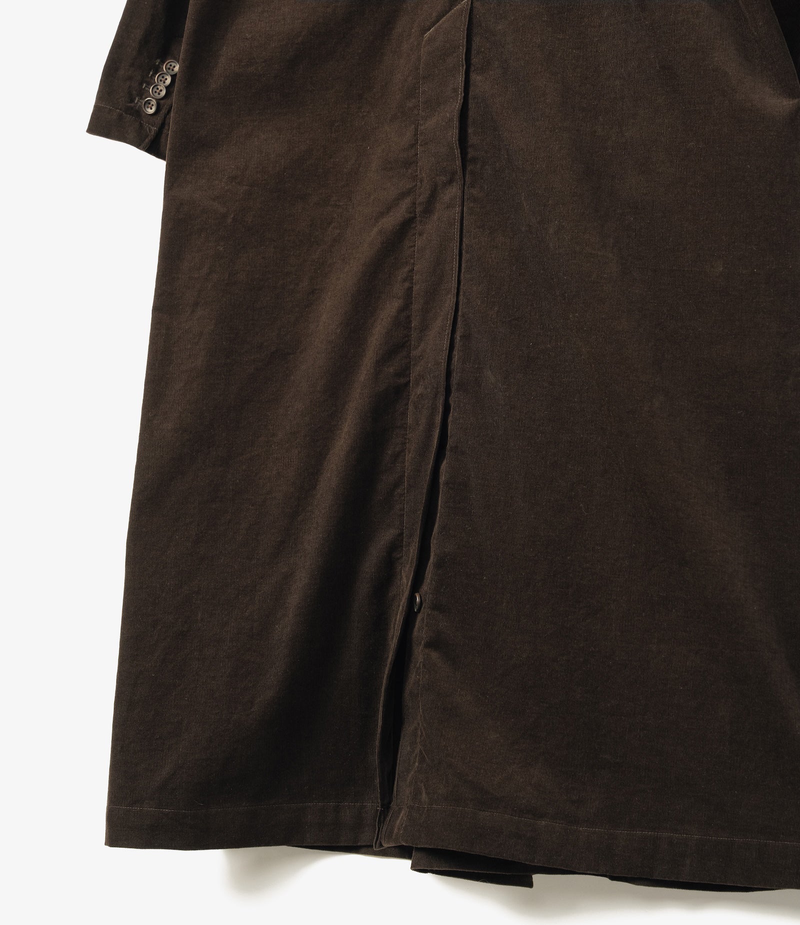 Tux Dress – Dark Brown Baby Corduroy