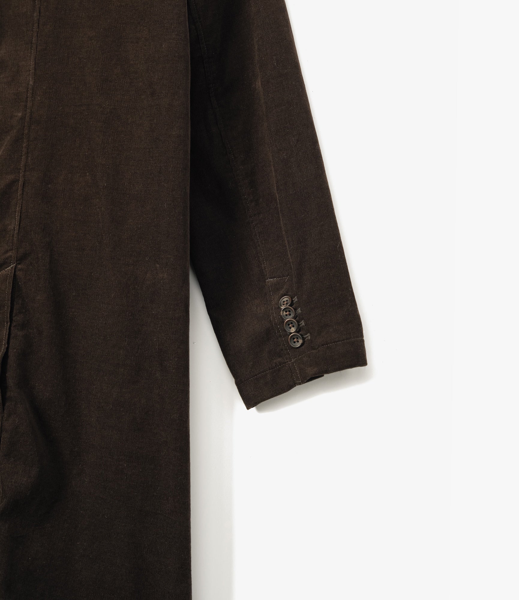 Tux Dress – Dark Brown Baby Corduroy