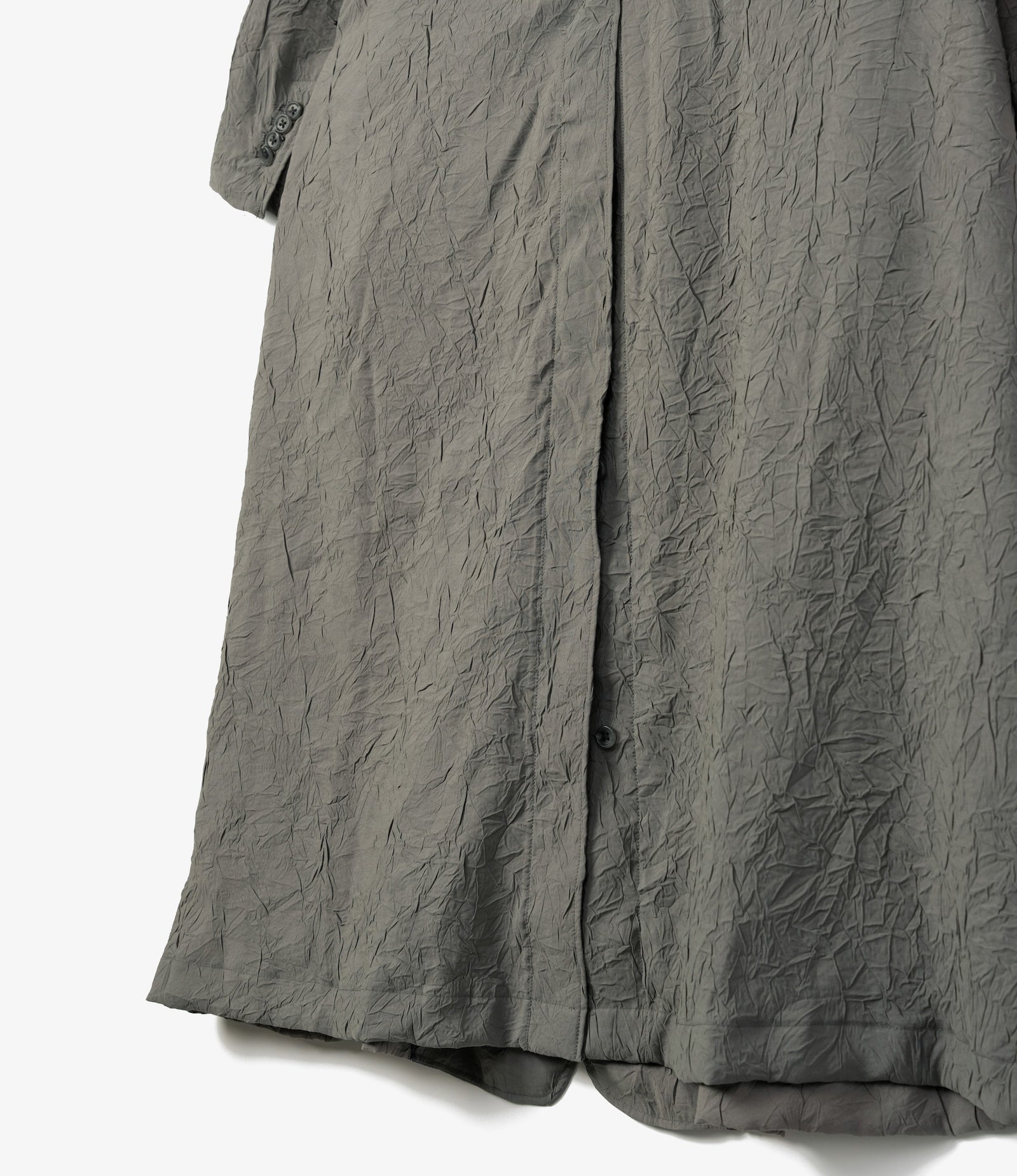 Tux Dress – Grey Crushed Modal