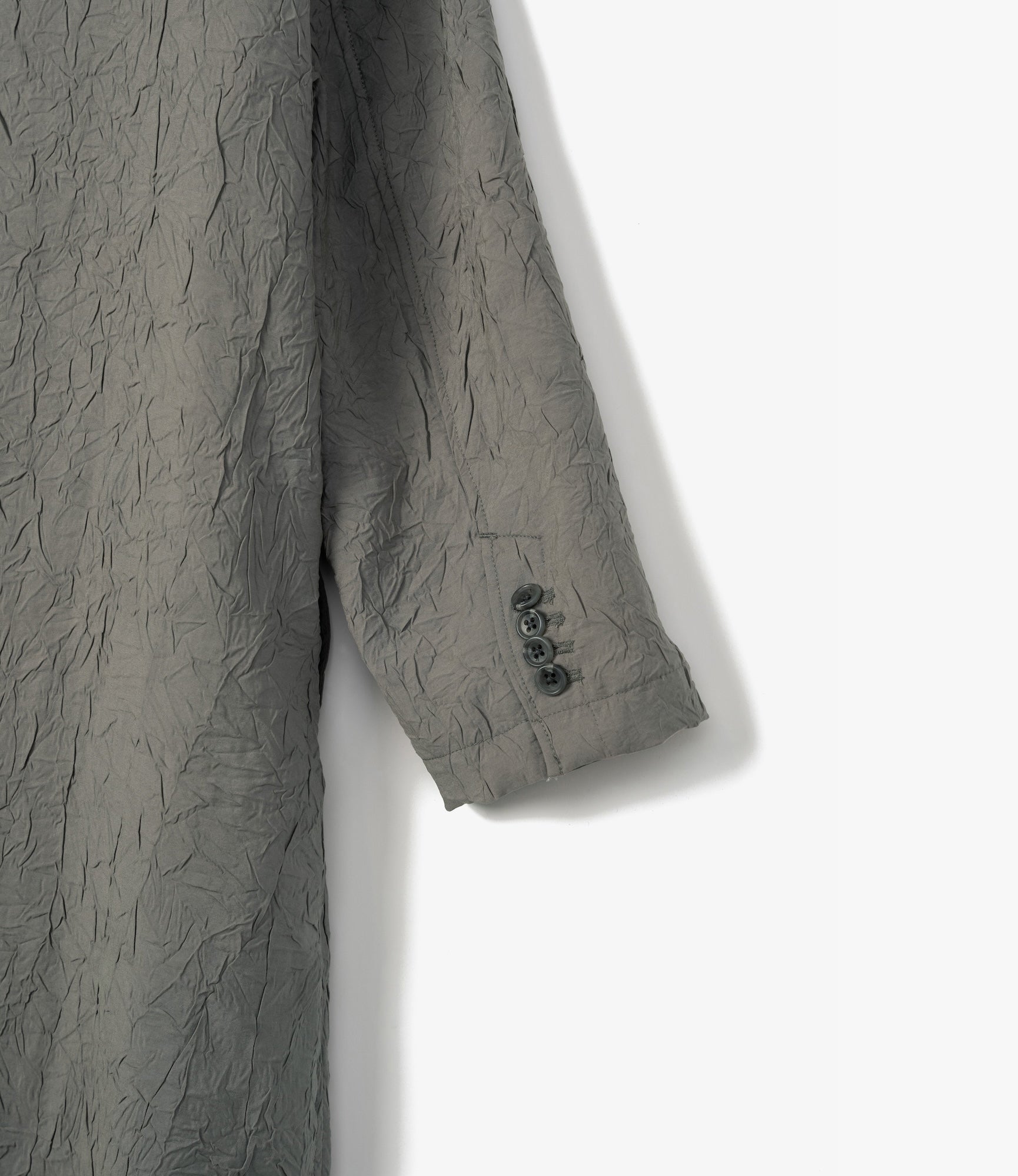 Tux Dress – Grey Crushed Modal