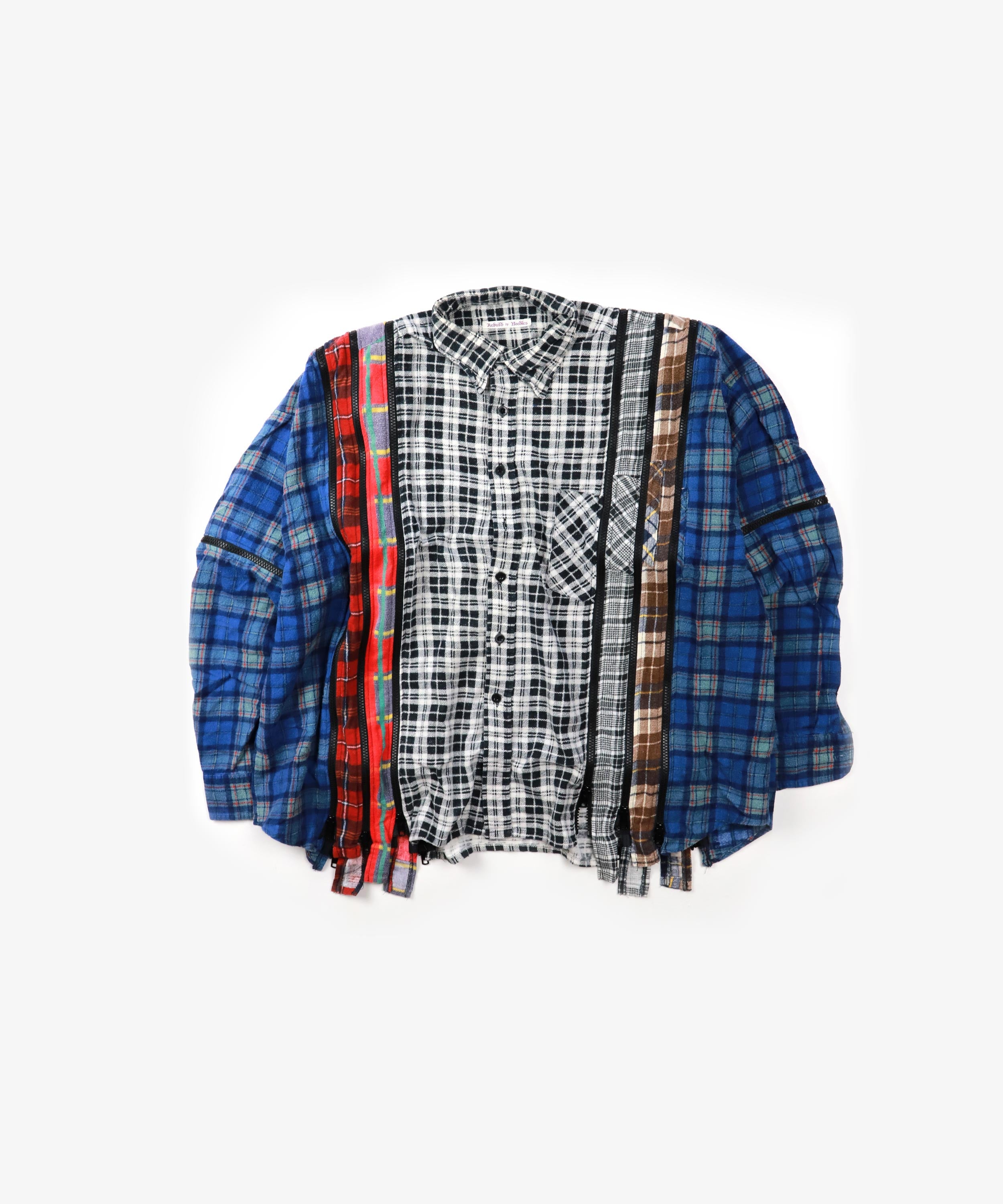 Rebuild by Needles Flannel Shirt -7 Cuts Wide / Zipped