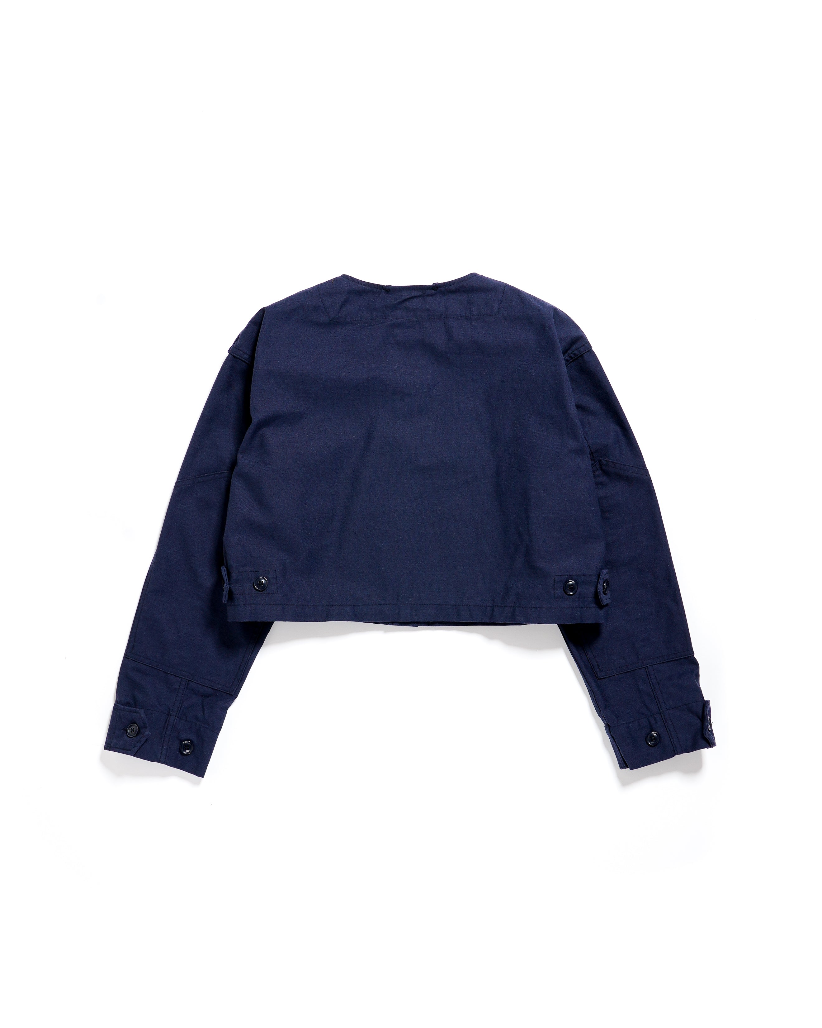 Engineered Garments Blank Label Cropped BDU Jacket - Navy Nyco Sateen