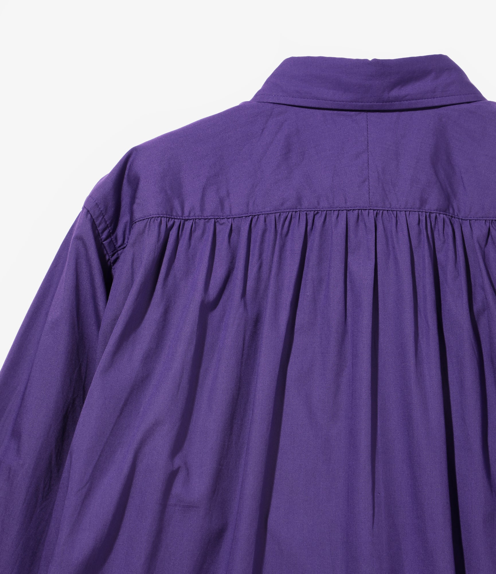 Needles Pinhole Regular Collar EDW Shirt - Cotton Broadcloth Purple