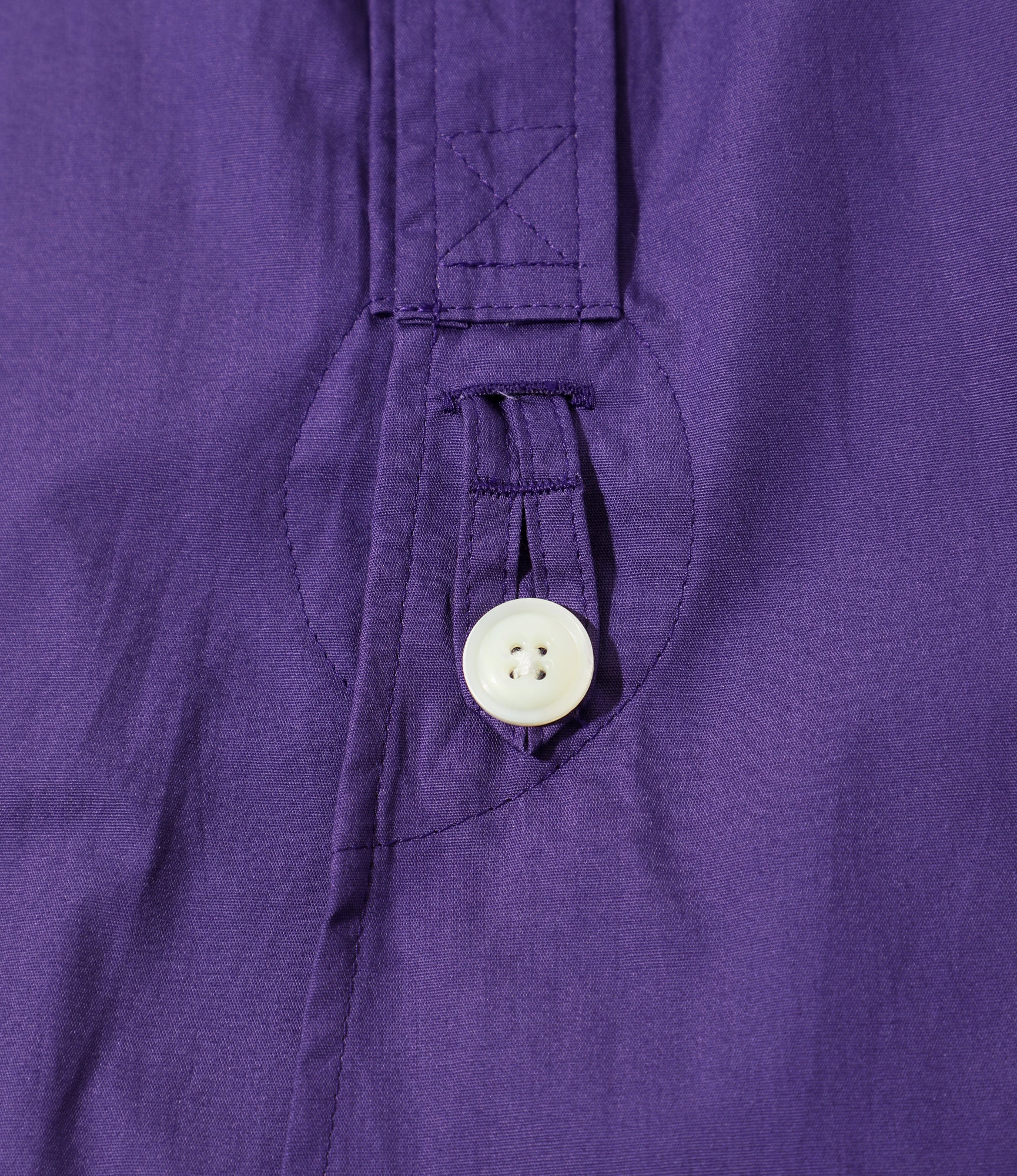 Needles Pinhole Round Collar EDW Shirt - Cotton Broadcloth Purple