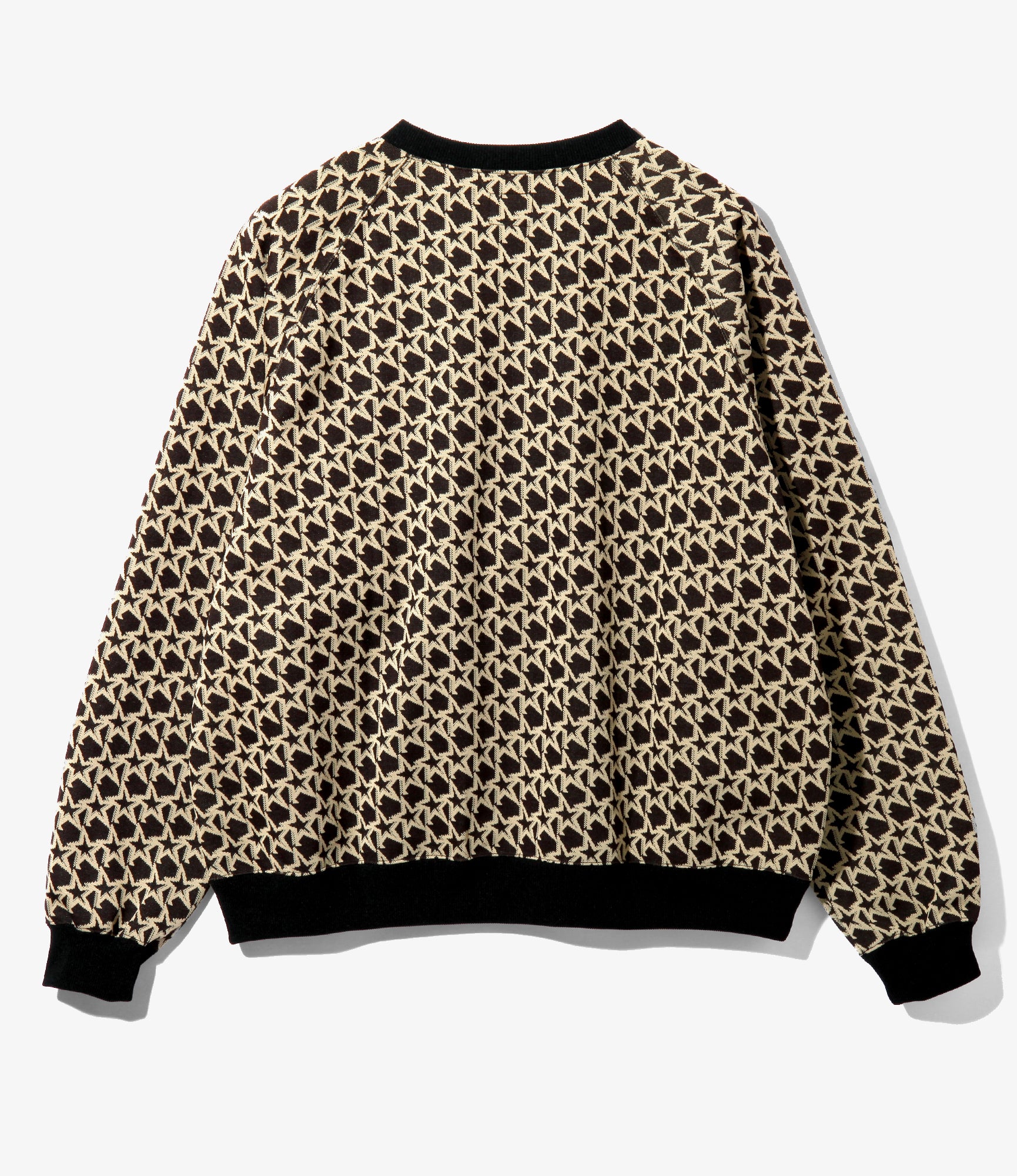 Nepenthes Special Track Crew Neck Shirt- Poly Jacquard - Star