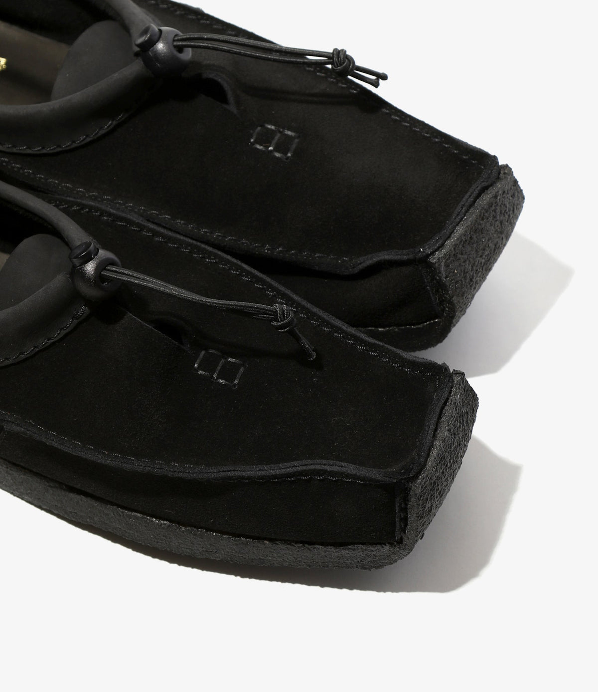 WW QR Moccasin Low / Suede - Black | Nepenthes London