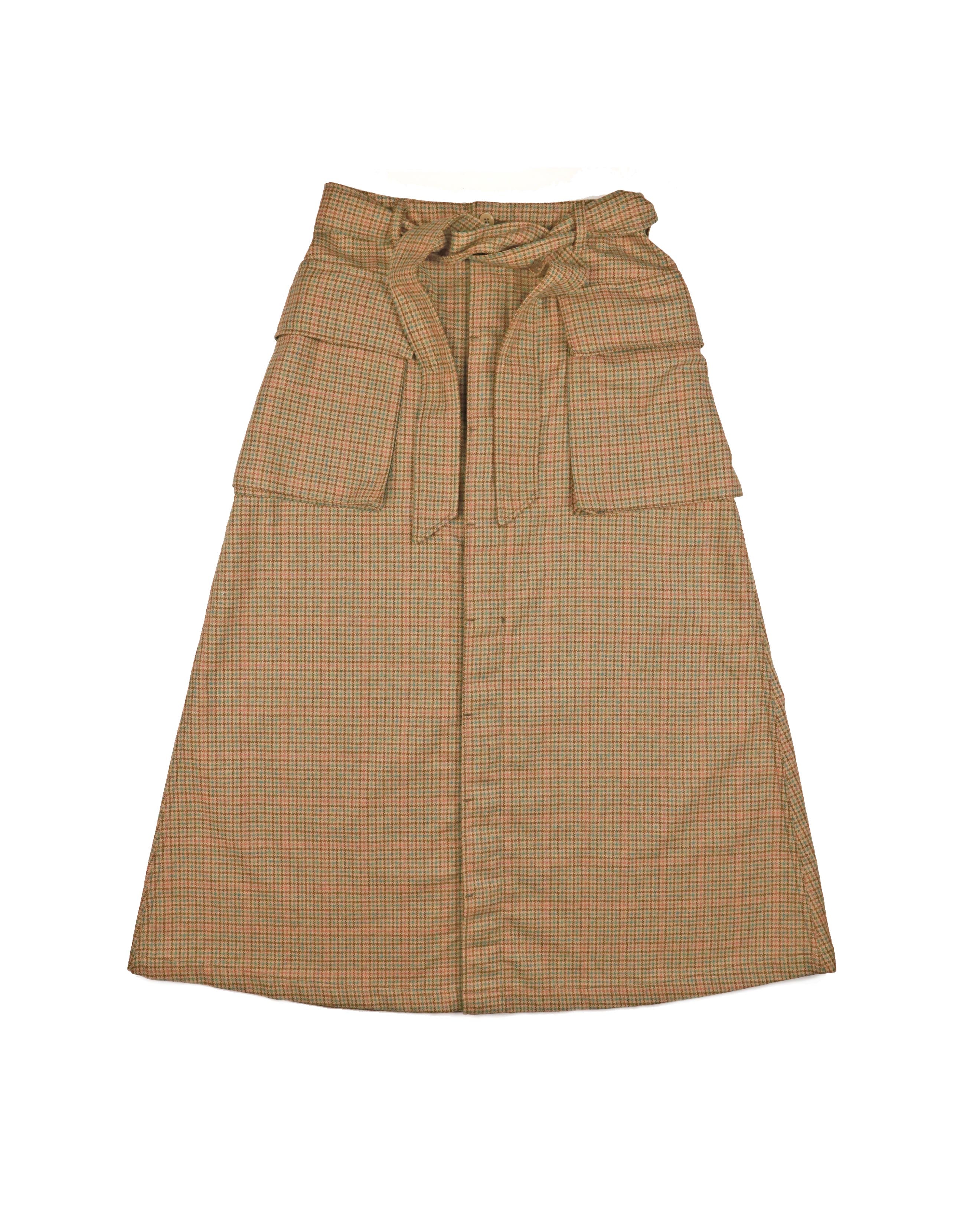 Engineered Garments Blank Label Monkey Skirt - Brown Guncheck