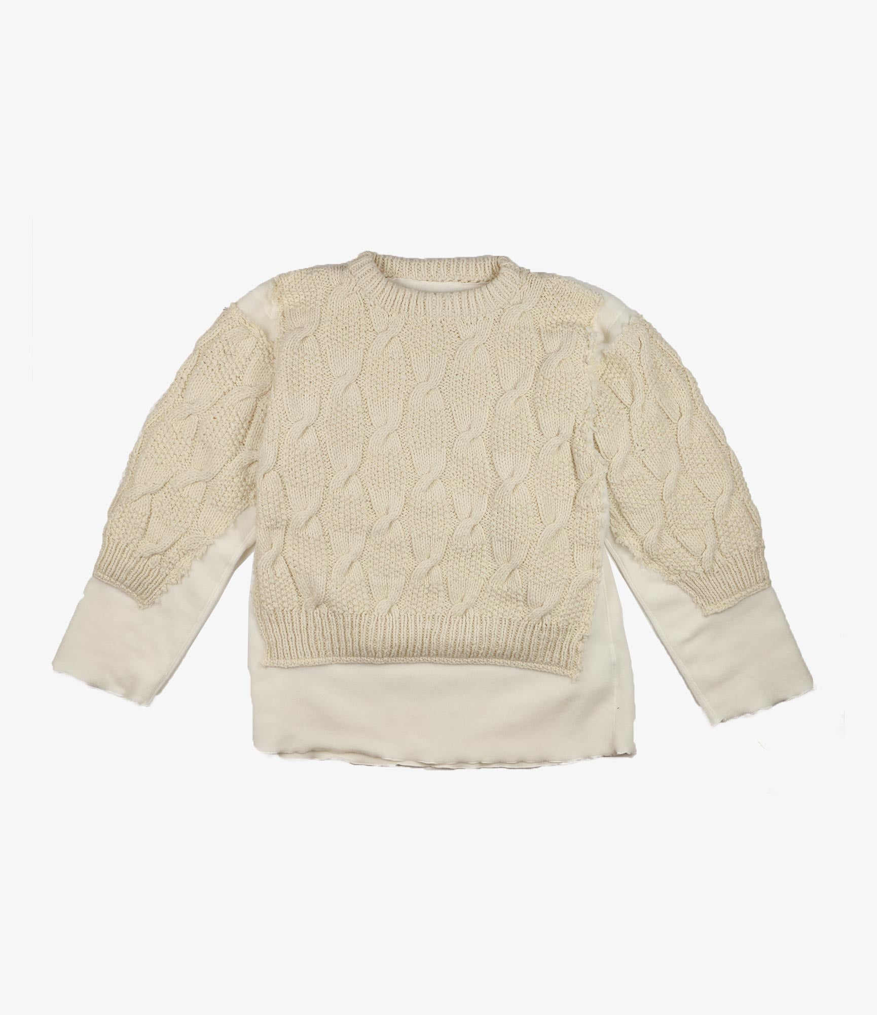 Rebuild by Needles Fisherman Sweater - Off White