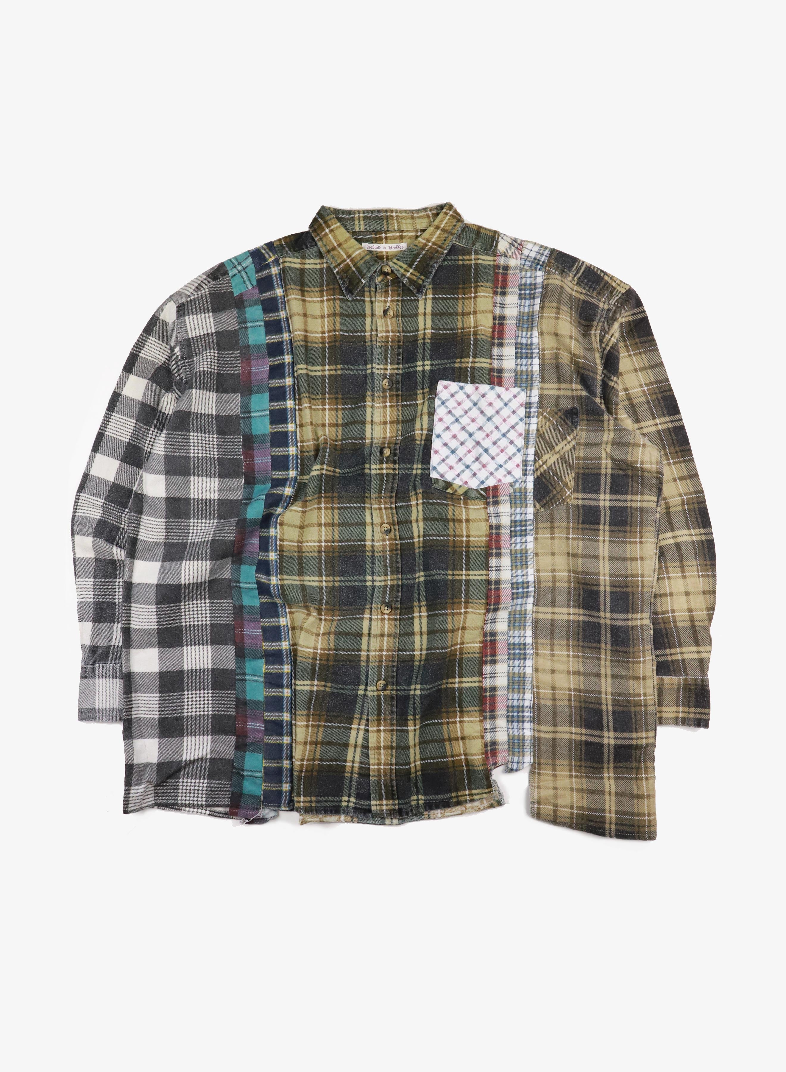 Rebuild by Needles Flannel Shirt - 7 Cuts Wide Shirt