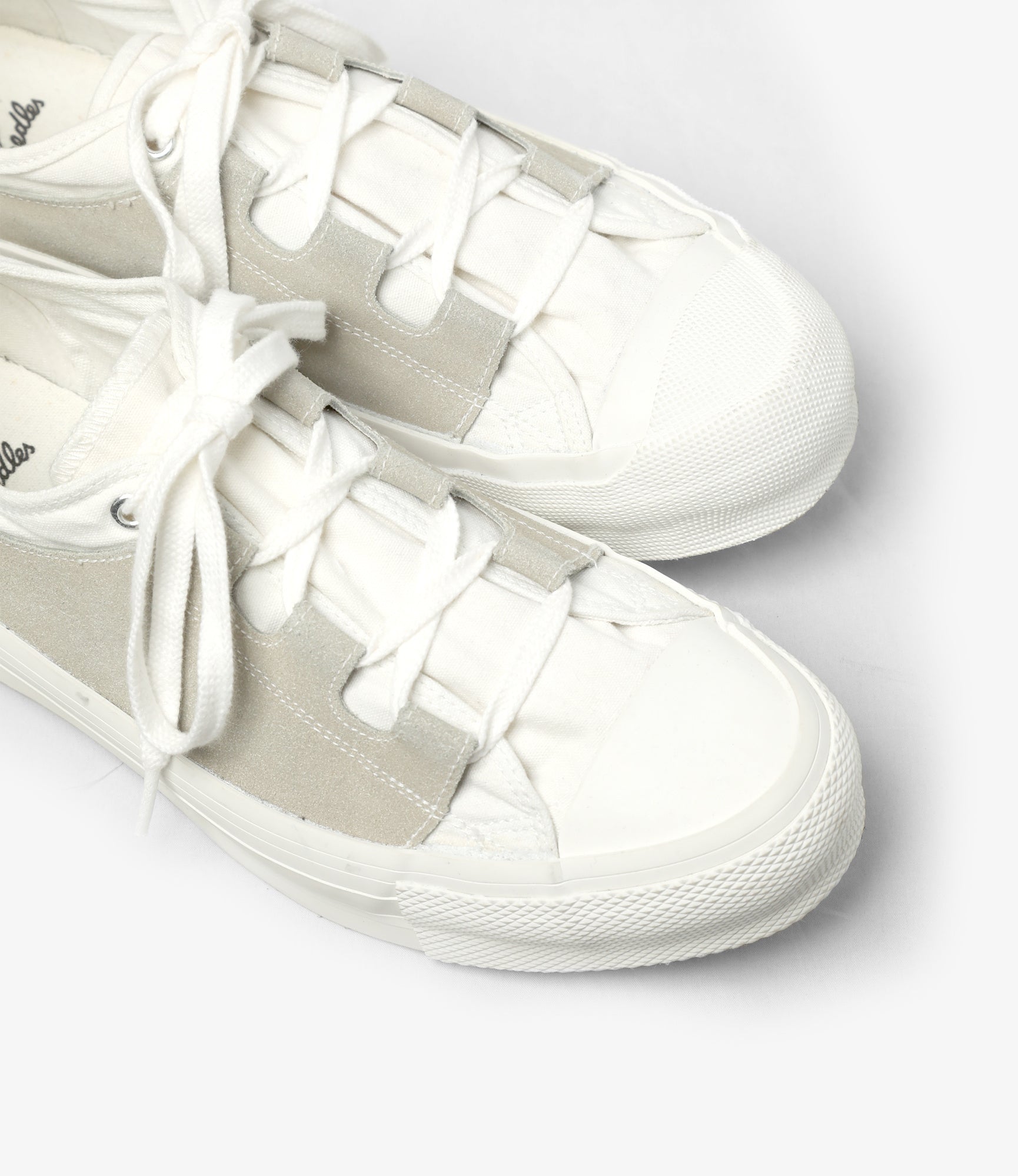 Needles Asymmetric Ghillie Sneaker - White