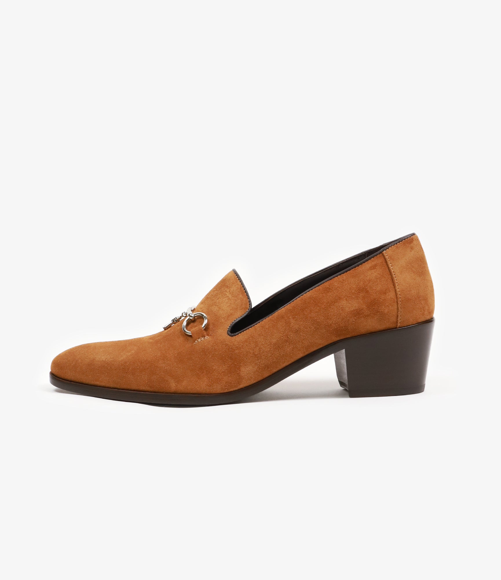 Needles : Heeled Opera Bit Vamp - Brown | Nepenthes London