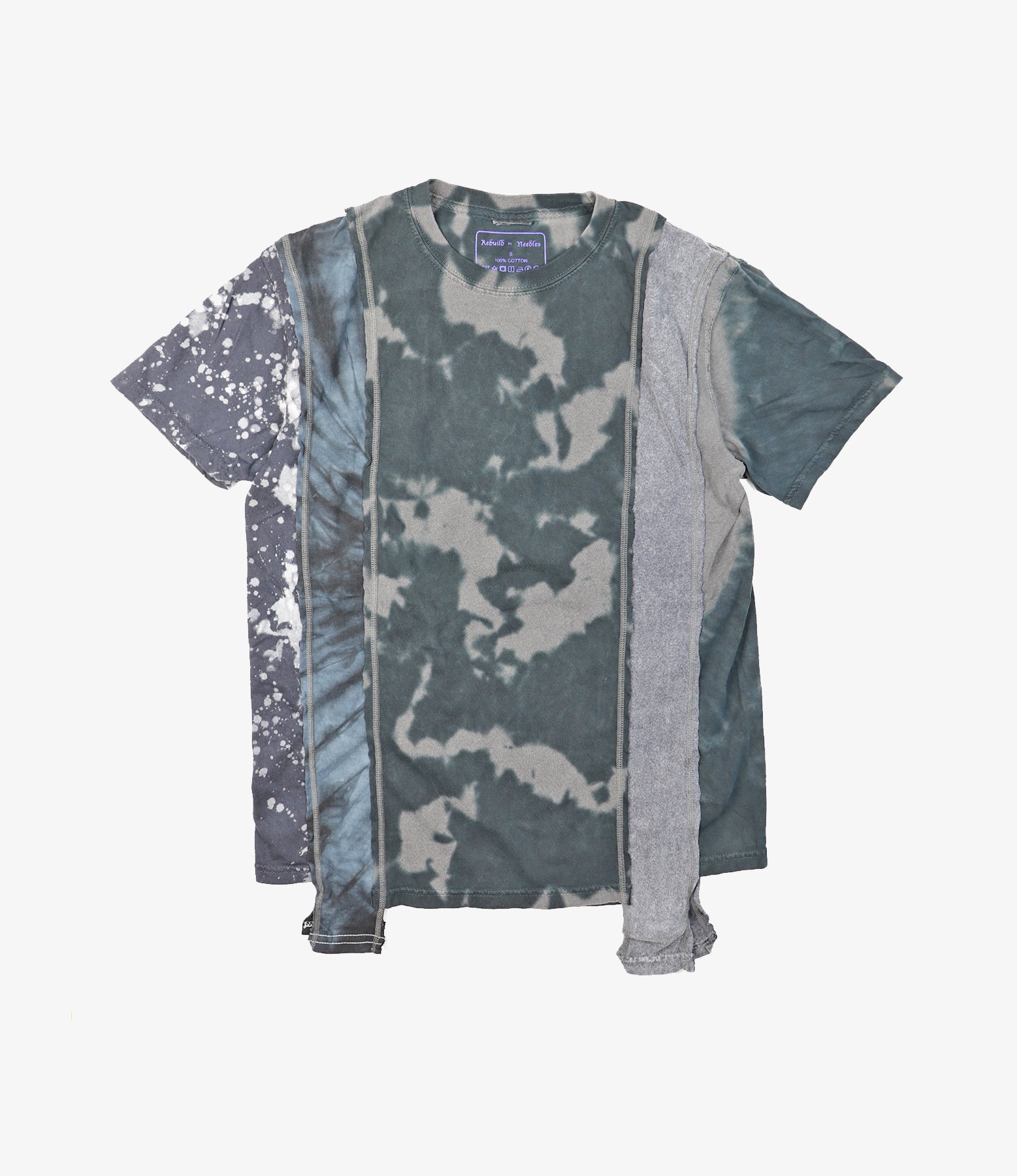 Rebuild by Needles 5 Cuts S/S Tee -B&W Mishmash Assorted – Rebuild by Needles – Nepenthes London